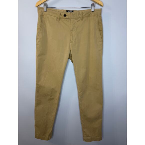Todd Snyder Stretch Chino Pants Casual Slim Fit Flat Front Mens 32x332 Tan
